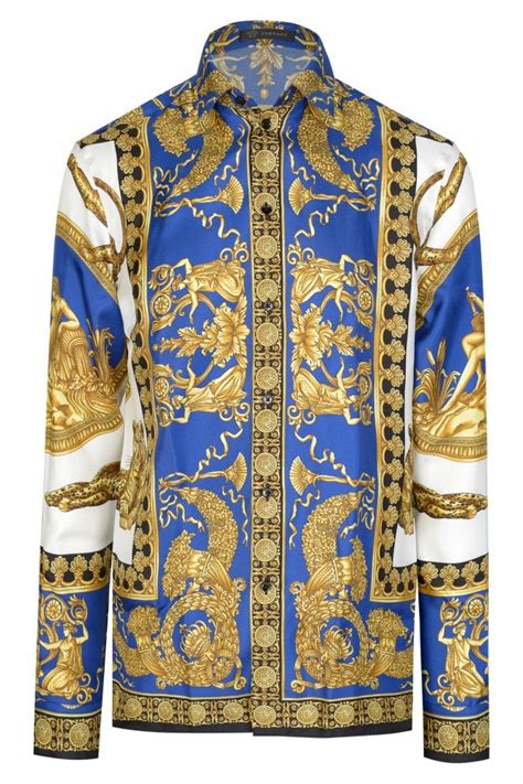 versace looking shirts|authentic versace shirts.